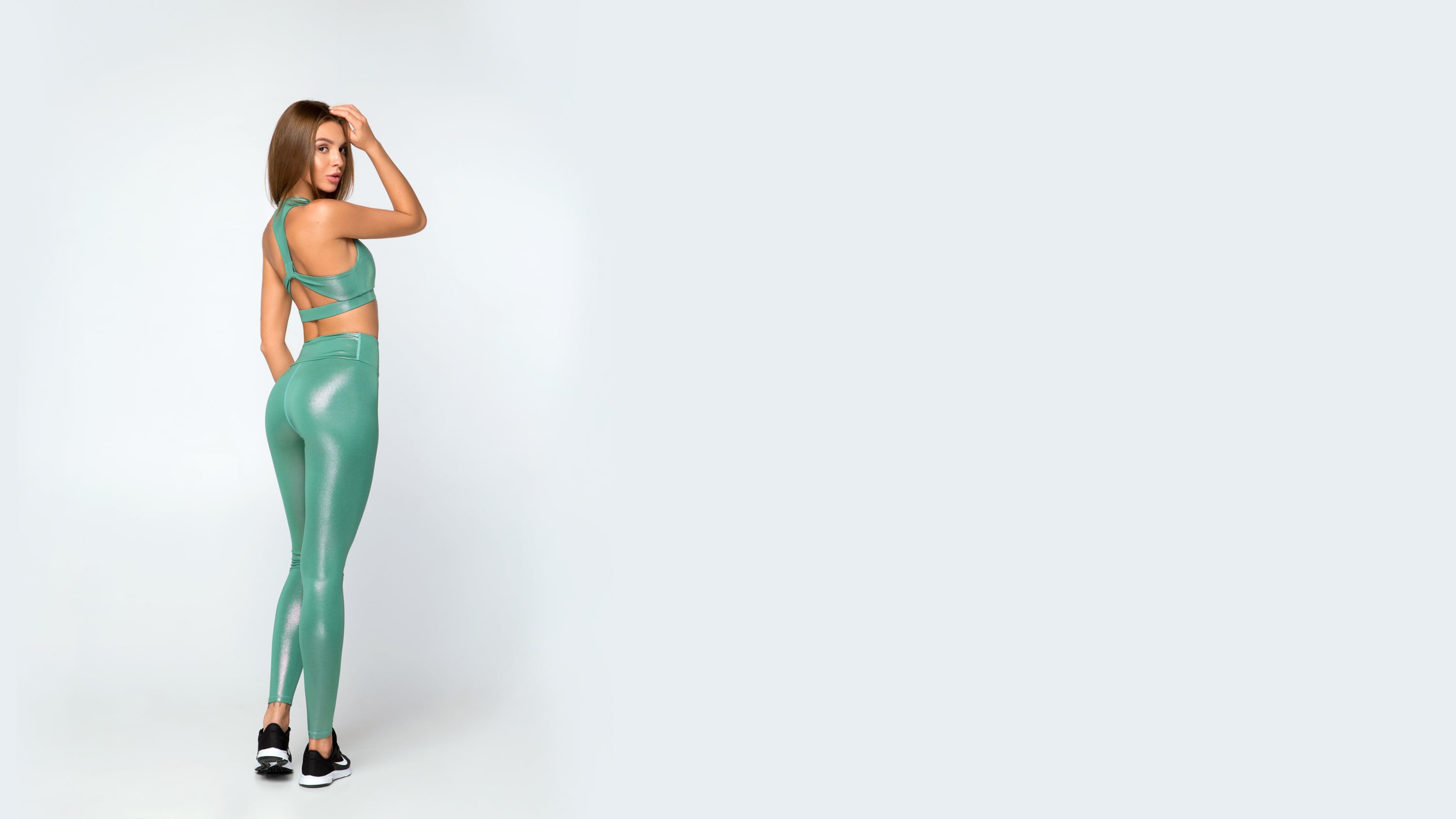 LEGGINSY SPORTOWE LUMINAS GRAPE