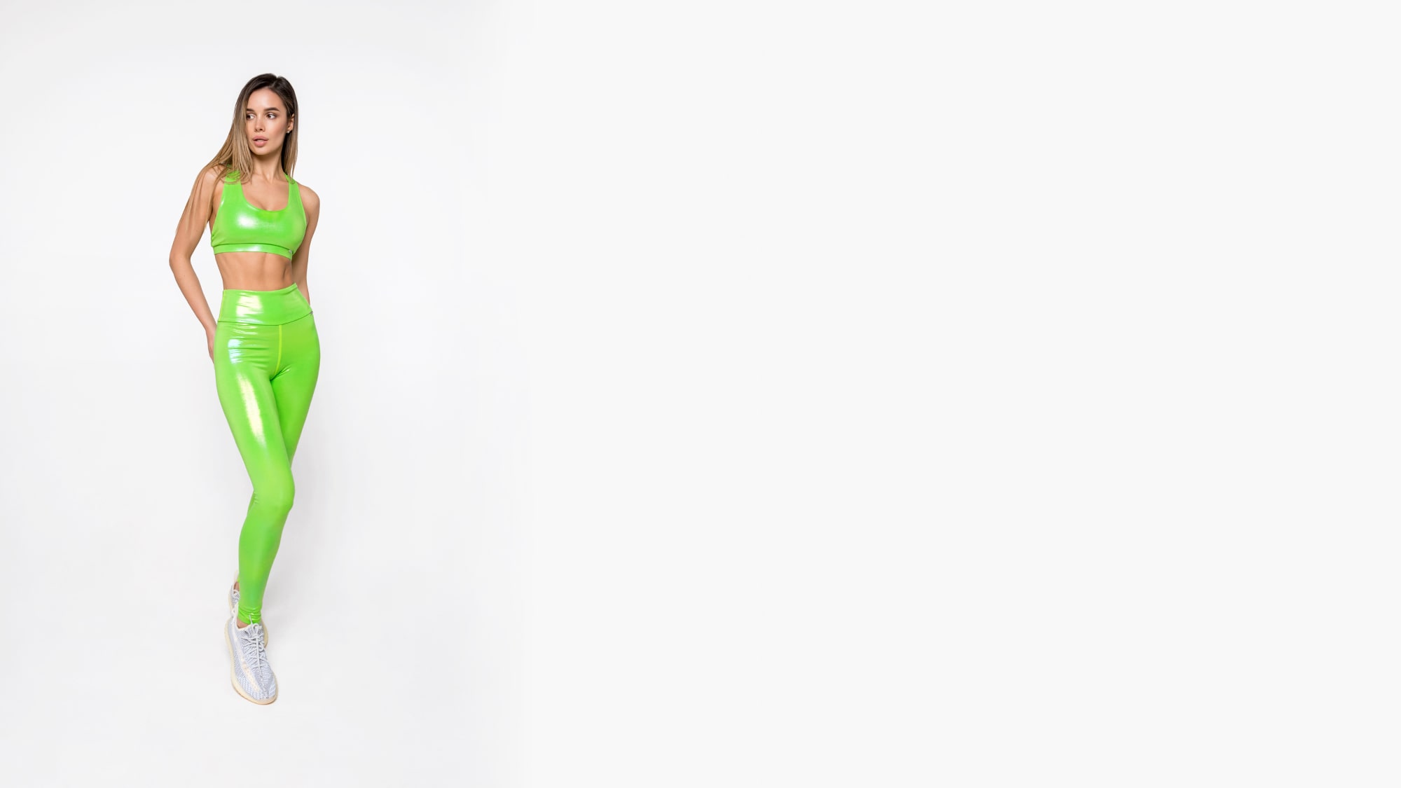 LEGGINSY SPORTOWE LUMINAS KIWI