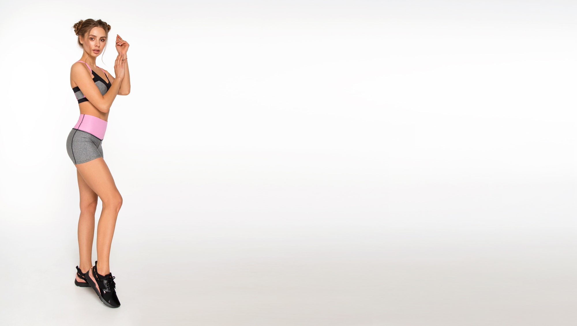 SZORTY SPORTOWE JERSEY MILKSHAKE HIGH WAIST