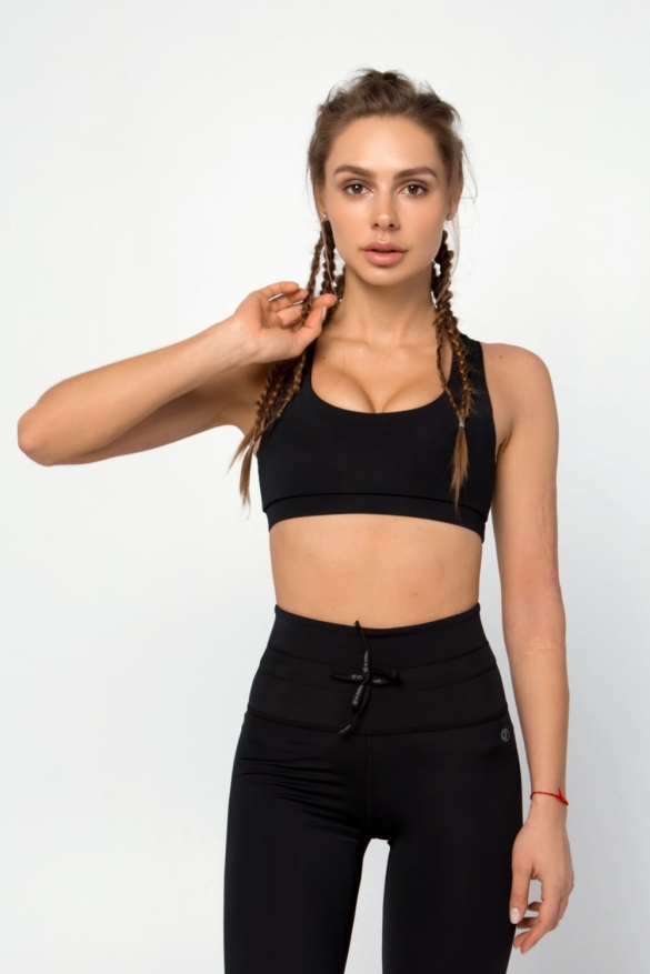 BIUSTONOSZ SPORTOWY BLACK NET