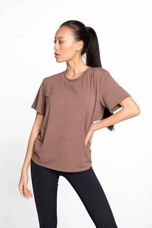 Футболка Light Nude женские футболки designed for fitness спортивные красивые футболки, футболка для фитнеса df
