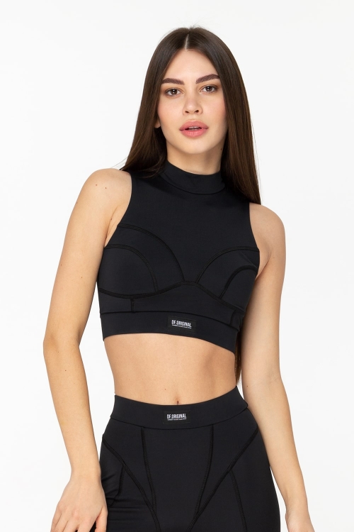 Спортивный Топ Бра Vogue Black