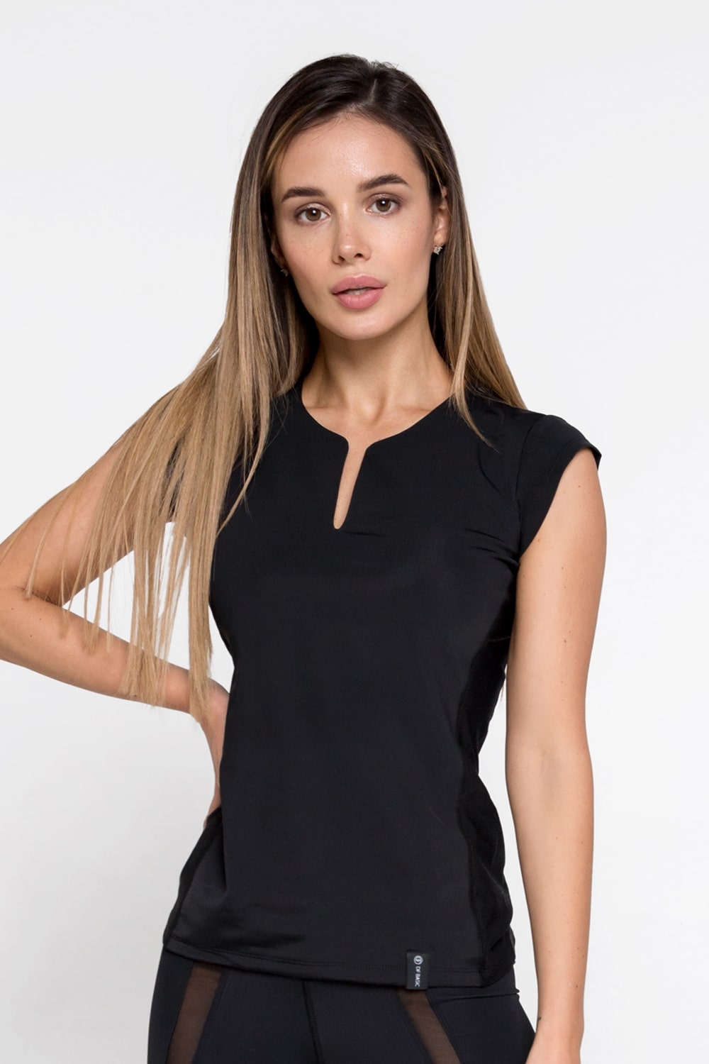 Спортивная футболка Black женские футболки designed for fitness спортивные красивые футболки, футболка для фитнеса df