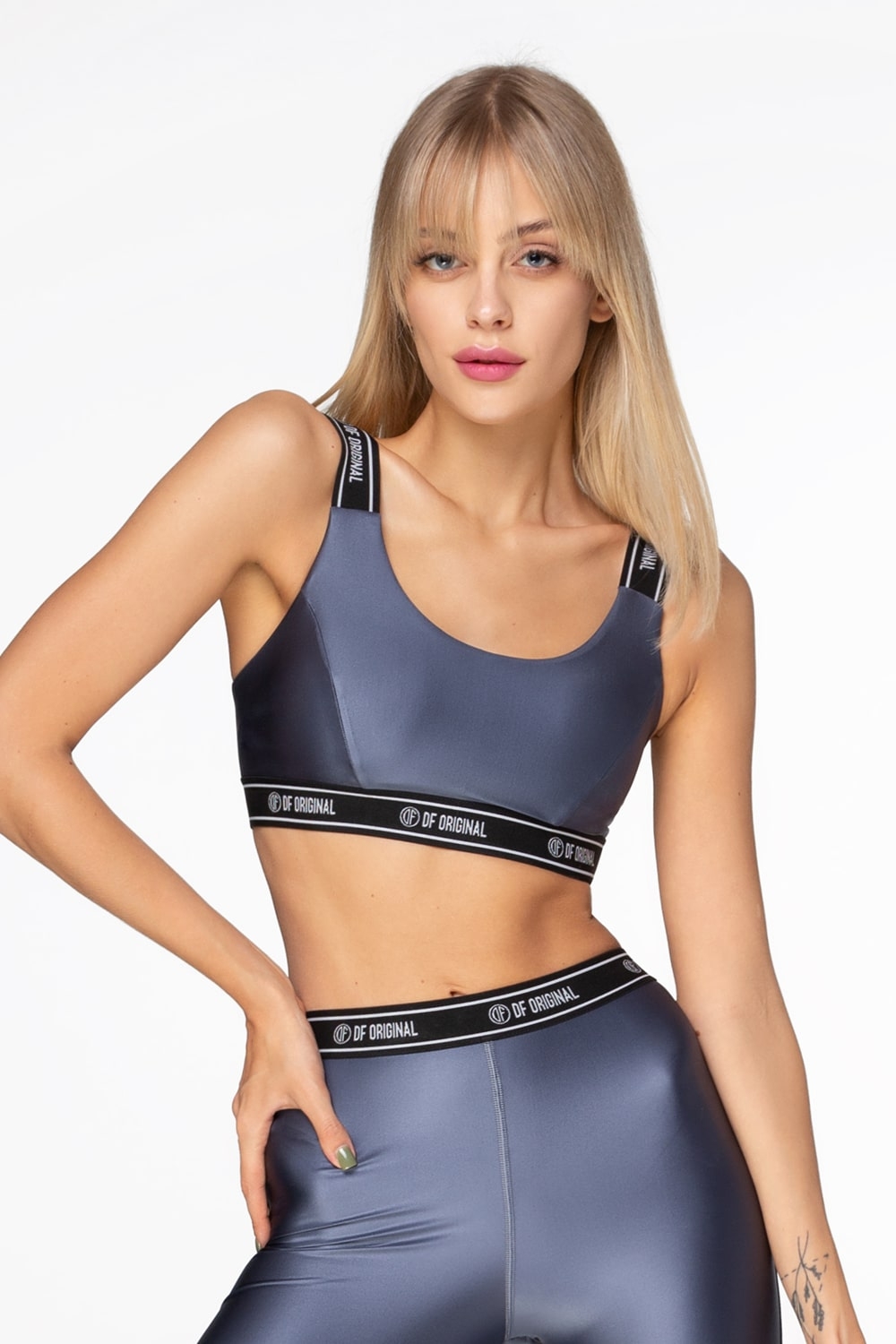 Biustonosz sportowy Top DF ORIGINAL Titanium