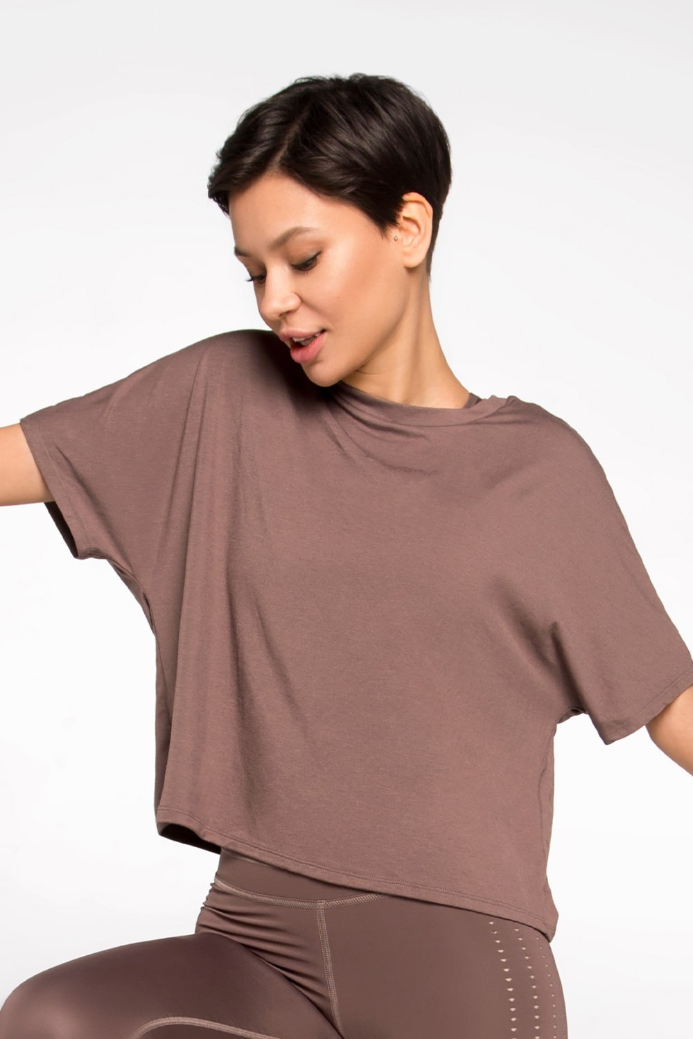 Футболка DF ORIGINAL OVERSIZE LONG NUDE женские футболки designed for fitness спортивные красивые футболки, футболка для фитнеса df