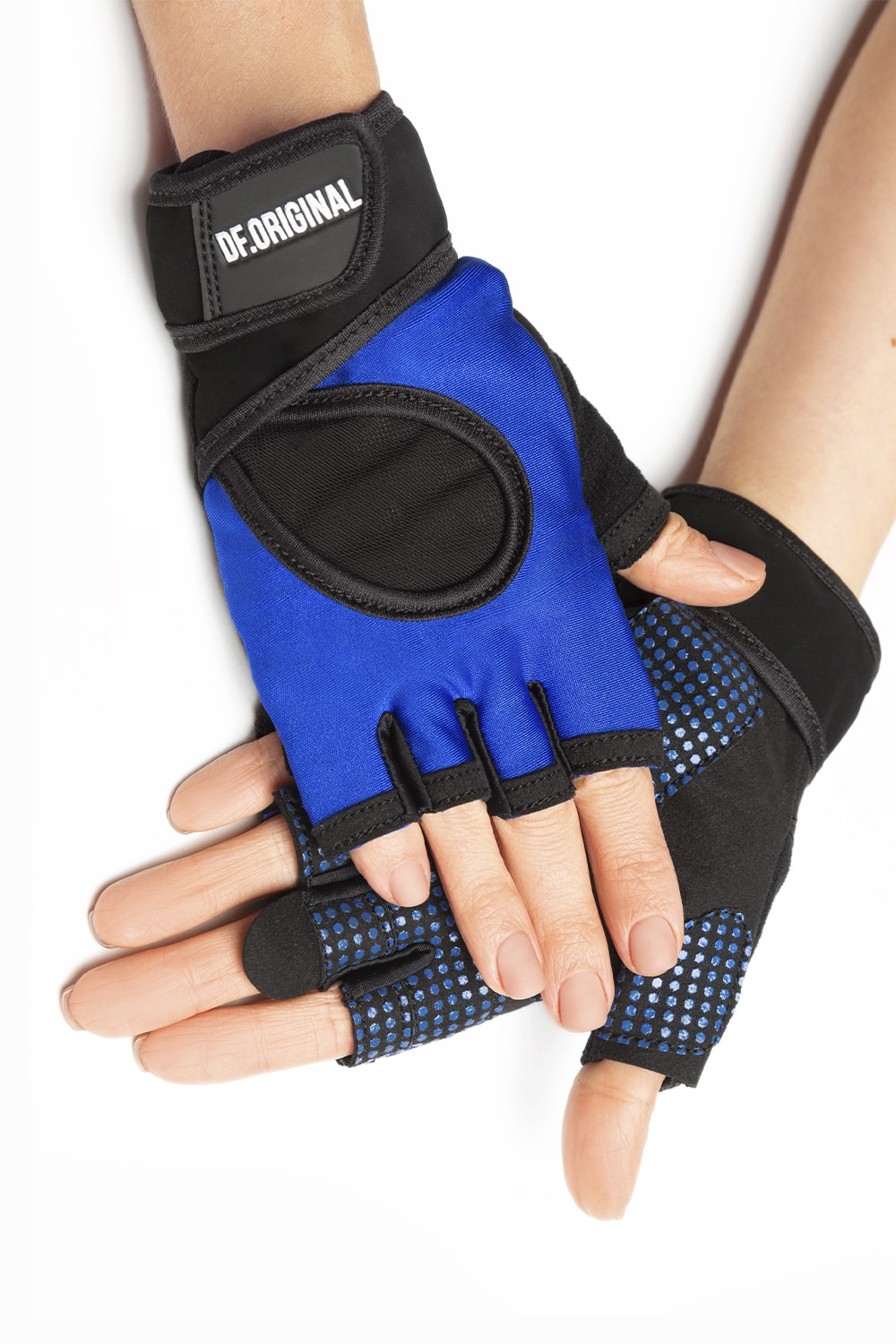 ПЕРЧАТКИ DF ORIGINAL BLUE женские перчатки для фитнеса designed for fitness спортивный перчатка от df