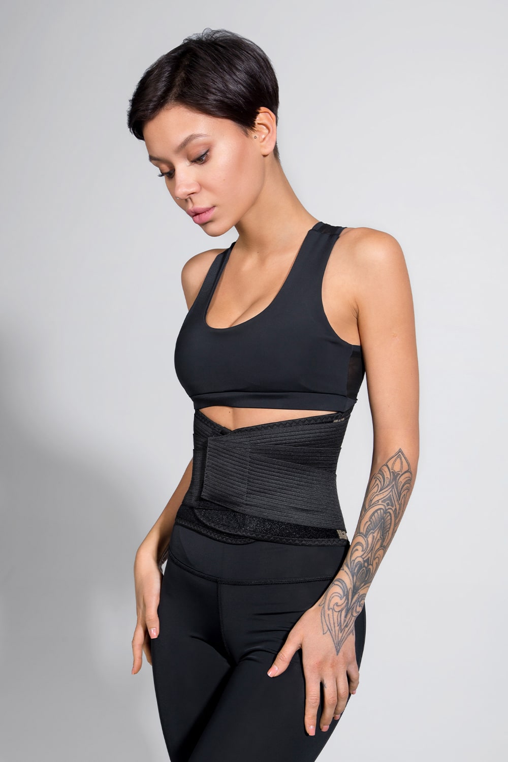 Корсетный спортивный пояс DF Original Khaki фитнес пояс designed for fitness фитнес пояс корсет от df